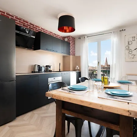T3 Vue Canal & Clocher Et Parking, Centre شقة تولوز